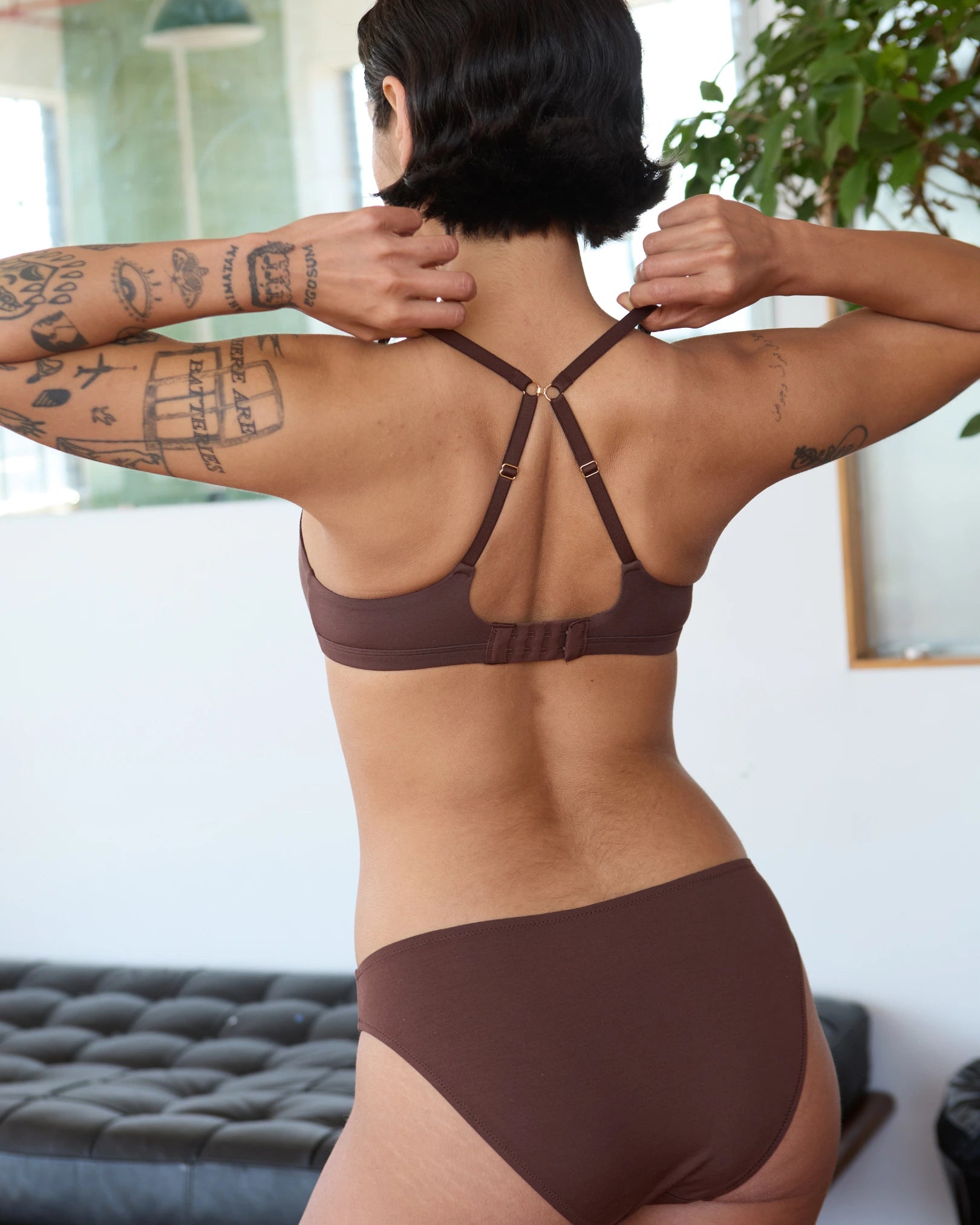 The Lounge Bra - Cocoa Brown