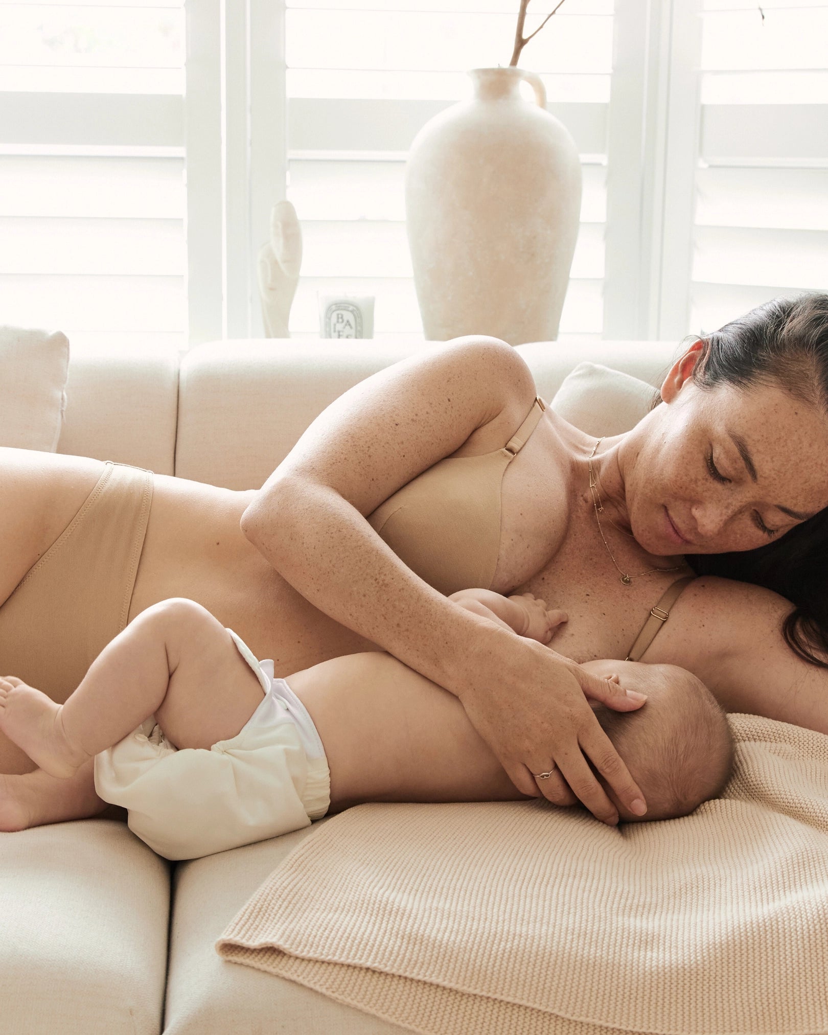 Soft-Cup Nursing Bra - Camel