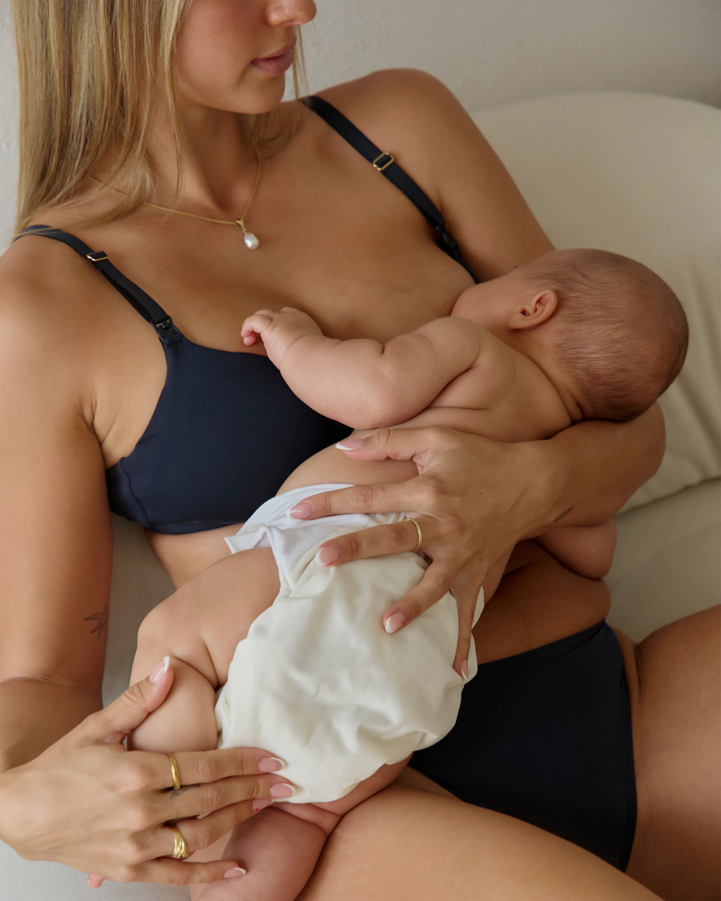 Lounge Nursing Bra - True Navy